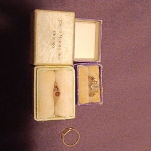 Reserved 3 10k gold baby rings